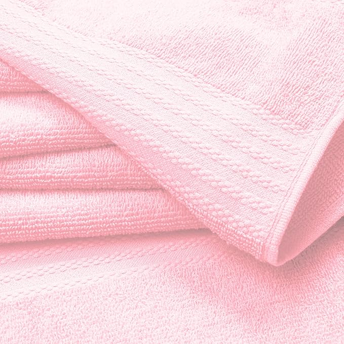GLAMBURG Premium Cotton Oversized 2 Pack Bath Sheet 35x70-100% Pure Cotton