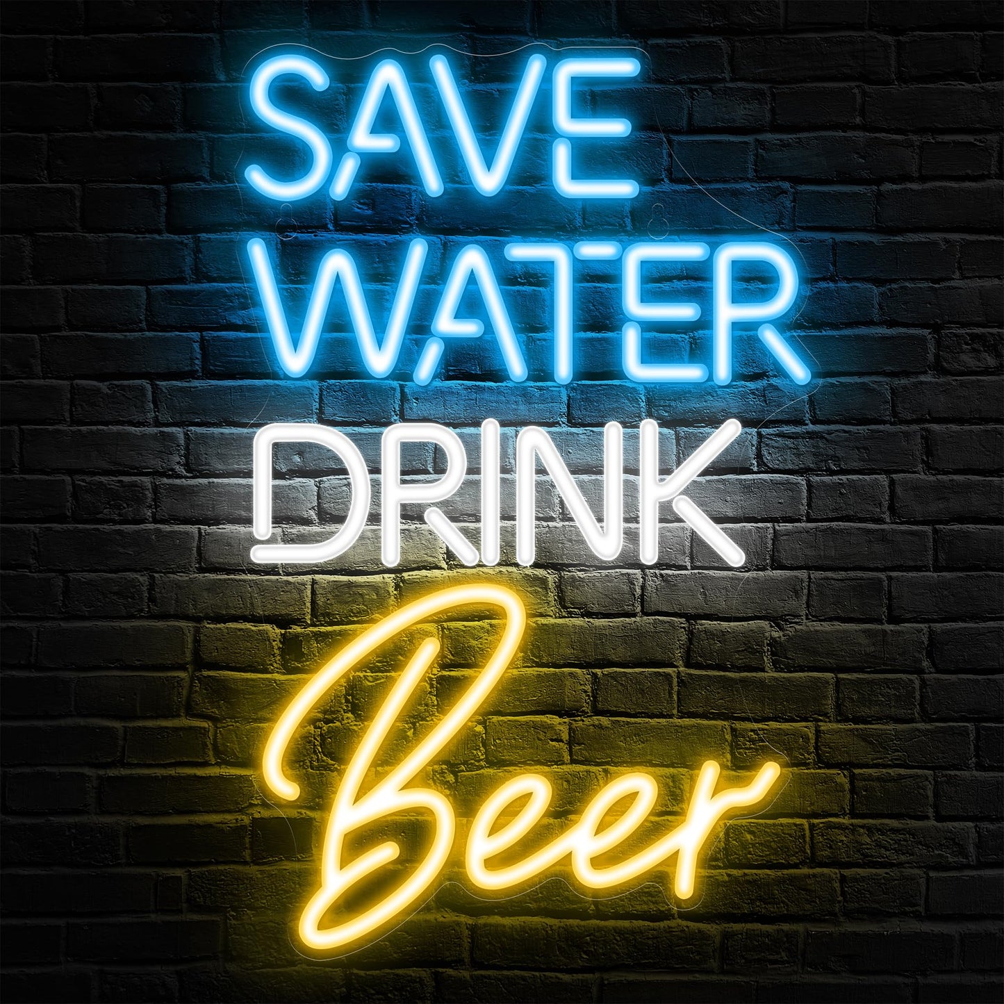 Kavaas Its 5 O'clock Somewhere Neon Sign, Neon Bar Signs for Home Bar Decor, Man Cave Pub Party - Best Gifts for Husband, Father, Birthday, Christmas