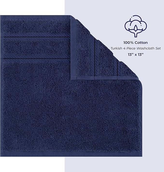 American Soft Linen Luxury Washcloths