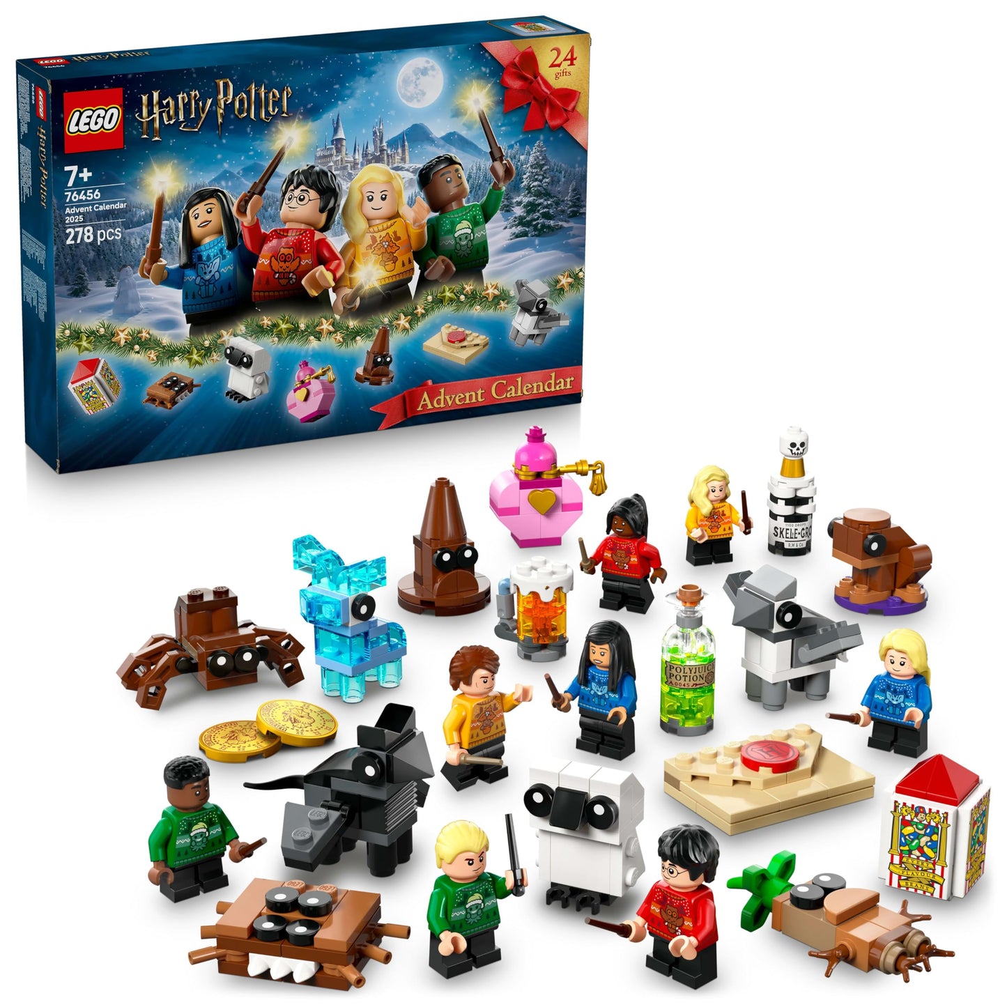 Lego 76456 Harry Potter Lego(R) Harry Potter Advent Calendar 2025 Toy Birthday Present Blocks Boys Girls Children 7 8 9 Years Old Elementary School Harry Potter Goods Interior Stylish Figure Goods