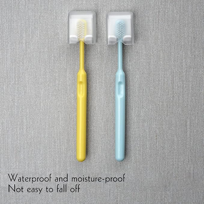 4 PCS Toothbrush Holder Wall Mounted