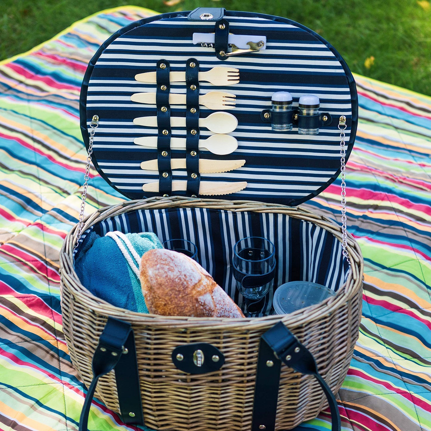 Disposable Wooden Cutlery Set - 100% Home Compostable - 300 Mix (120 Forks, 120 Spoons and 80 Knives) 6.5", Bamboo Utensils Alternative, Eco-Friendly, Organic, Sustainable and Carbon Neutral Certified