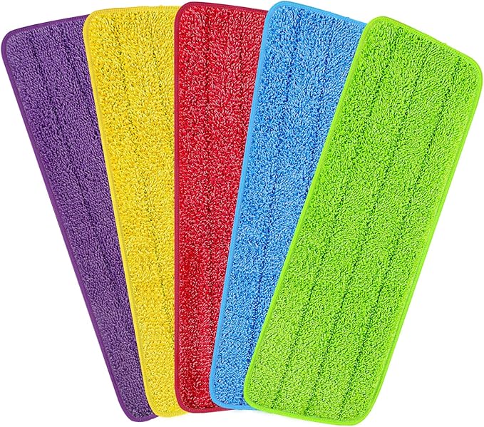 16.5 inch Reusable Mop Pads Microfiber Spray Mop Replacement Heads