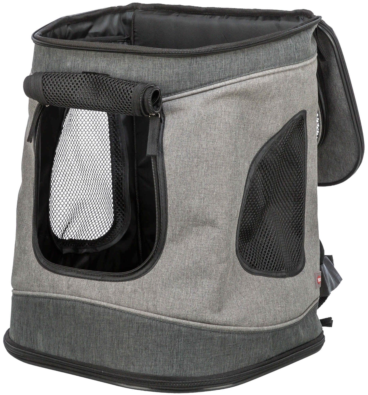 Trixie Rucksack Timon, 34 × 44 × 30 cm, schwarz/grau