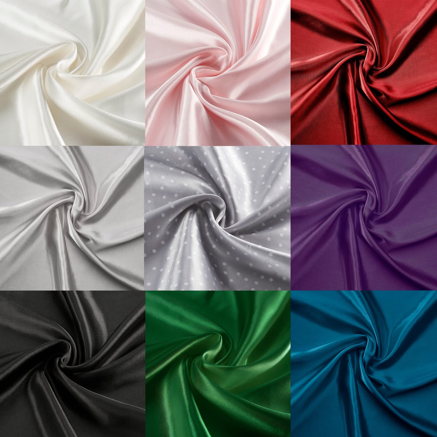 Juicy Couture Full Size Silk Satin Bed Sheet Set, Deep Pocket Silky Full Sheet Set with 1 Fitted Sheet, 1 Flat Sheet and 2 Pillow Case, Wrinkle Resistant and Anti Pilling Bed Sheets - Grey