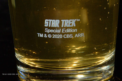 STAR TREK Warrior Printed Pint & Stemless Wine Glass Set - Officially Licensed, Premium Quality, Handcrafted Glassware - A Collectible Gift for Series Lovers, Birthdays, & Special Occasions