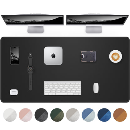 Extra Large Desk Mat - 63"x 17" Non-Slip Office Desk Pad, Oversized Mouse Pad for Home & Work, Waterproof Desk Protector for Keyboard & Mouse (Black)