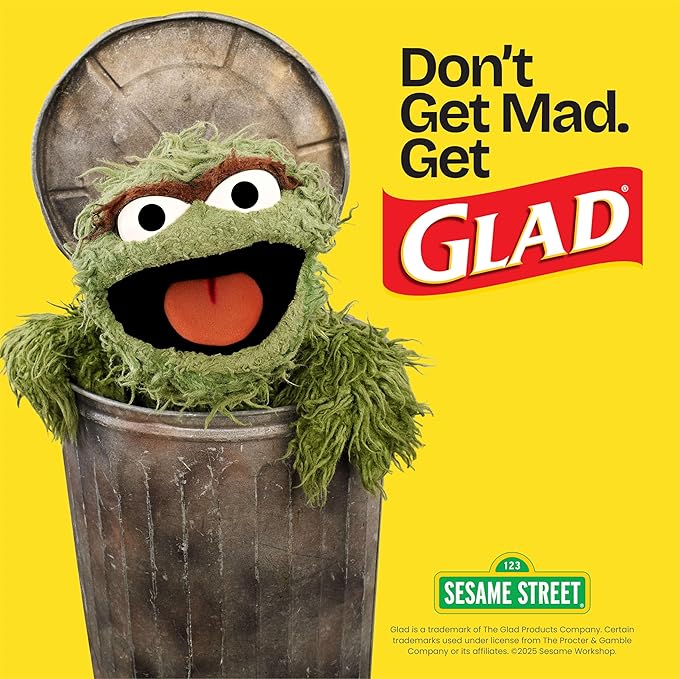 Glad ForceFlex MaxStrength Kitchen Trash Bags, 13 Gal, Bahama Bliss Febreze