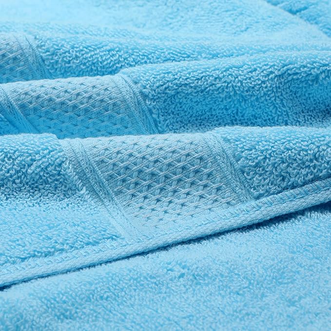 Cotton Bath Towels Set, 2-Piece Set Super Absorbent Quick Drying, Suitable
