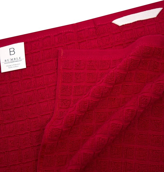 Premium Kitchen Towels | Large Cotton Dish Towels | Flat & Terry Highly