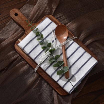 Reallnaive Housewarming Gifts New Home Wedding Hostess Gifts Set Include Towel Cutting Board Spoon and Eucalyptus Stem for Homeowners Wedding Party New Home Housewarming