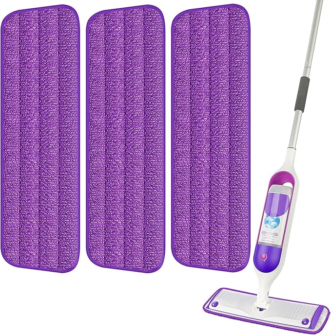 3 Pack Reusable Mop Pads Compatible