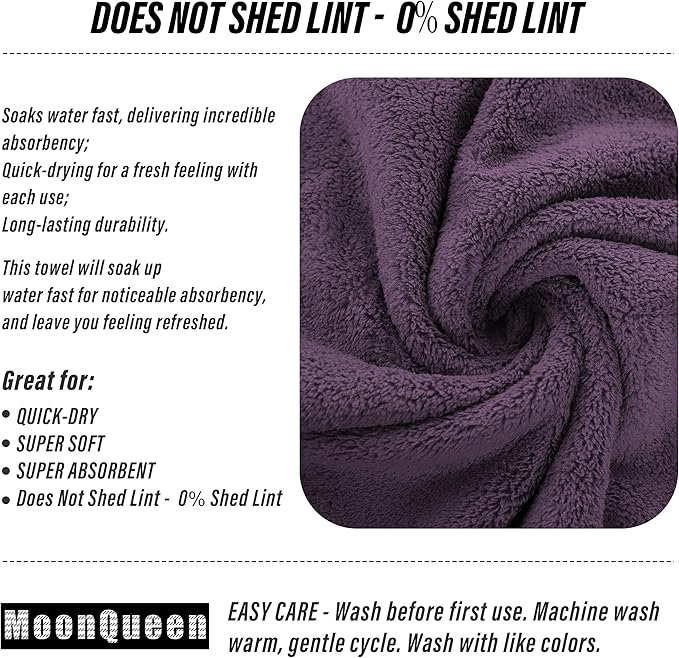 MOONQUEEN 18 Pack Premium Hand Towels