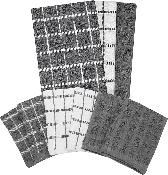Ritz Premium 3-Pack Kitchen Towel & 6-Pack Dish Cloth Set