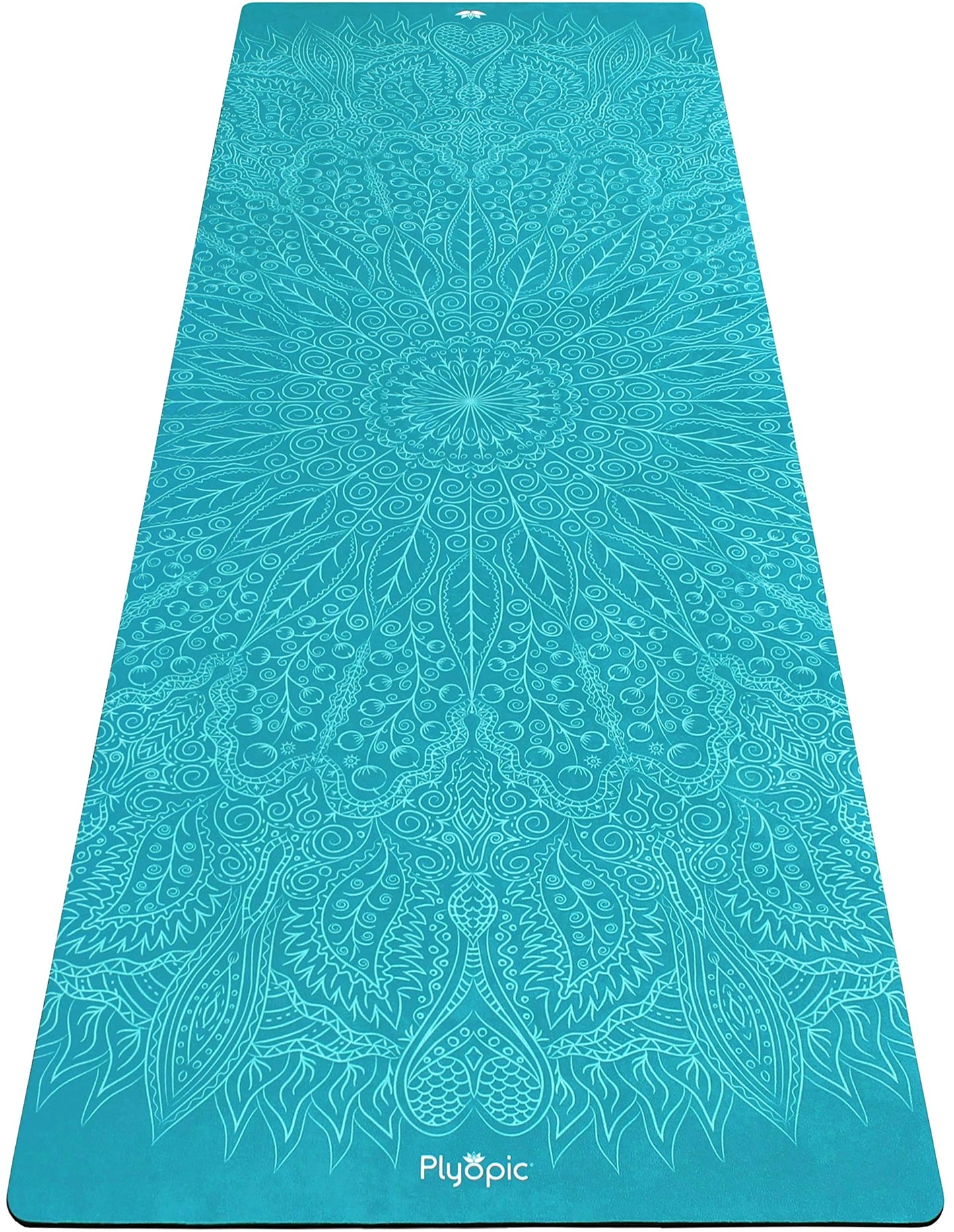 Plyopic. All In One Yoga Mat | Luxury Sweat-Grip Mat/Towel Combo | Ideal for Yoga, Hot Yoga, Bikram, Pilates, Workout & Exercise | Eco-Friendly Natural Rubber