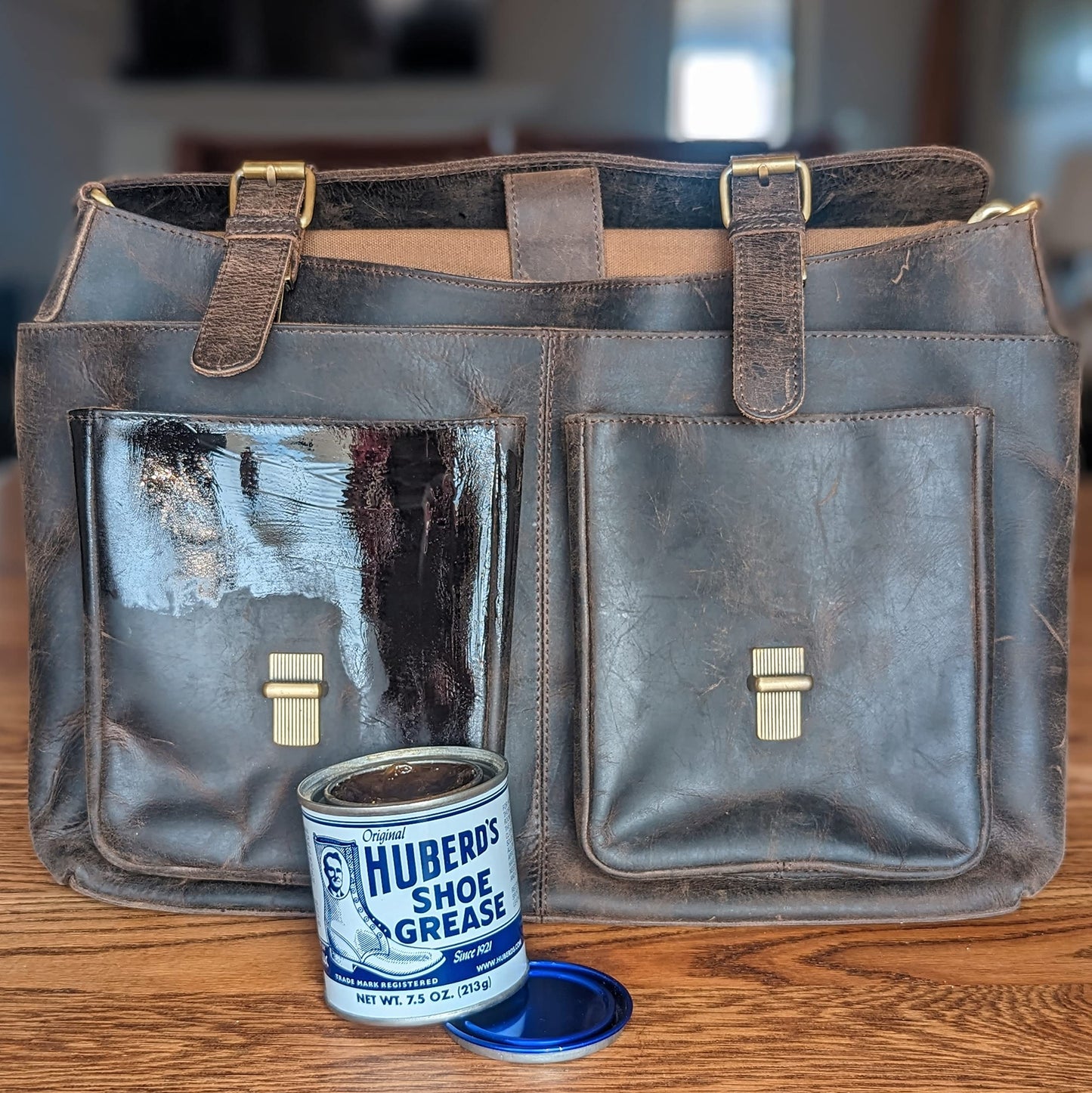 Huberd’s Shoe Grease (7.5oz) - Leather conditioner and waterproofer since 1921. Waterproofs, softens and conditions boots, shoes, bags, belts, jackets, car seats, gloves, furniture, saddles and tack.