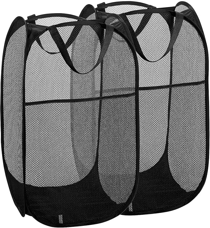 2 Packs Mesh Pop up Laundry Hamper