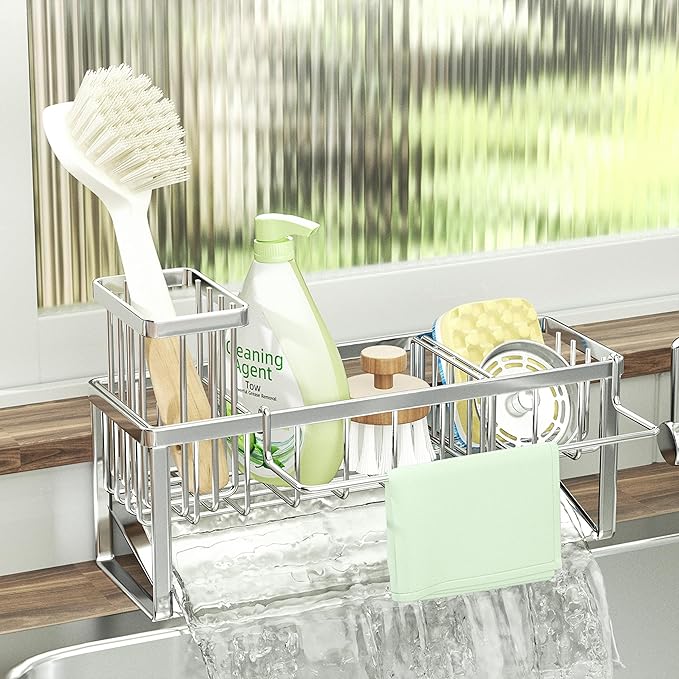 SWTYMIKI Sponge Holder for Kitchen Sink