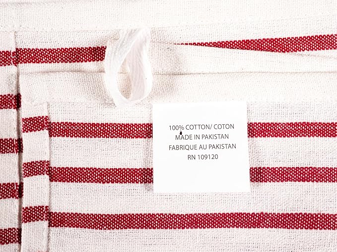 KAF Home Assorted Flat Kitchen Towels |100% Cotton