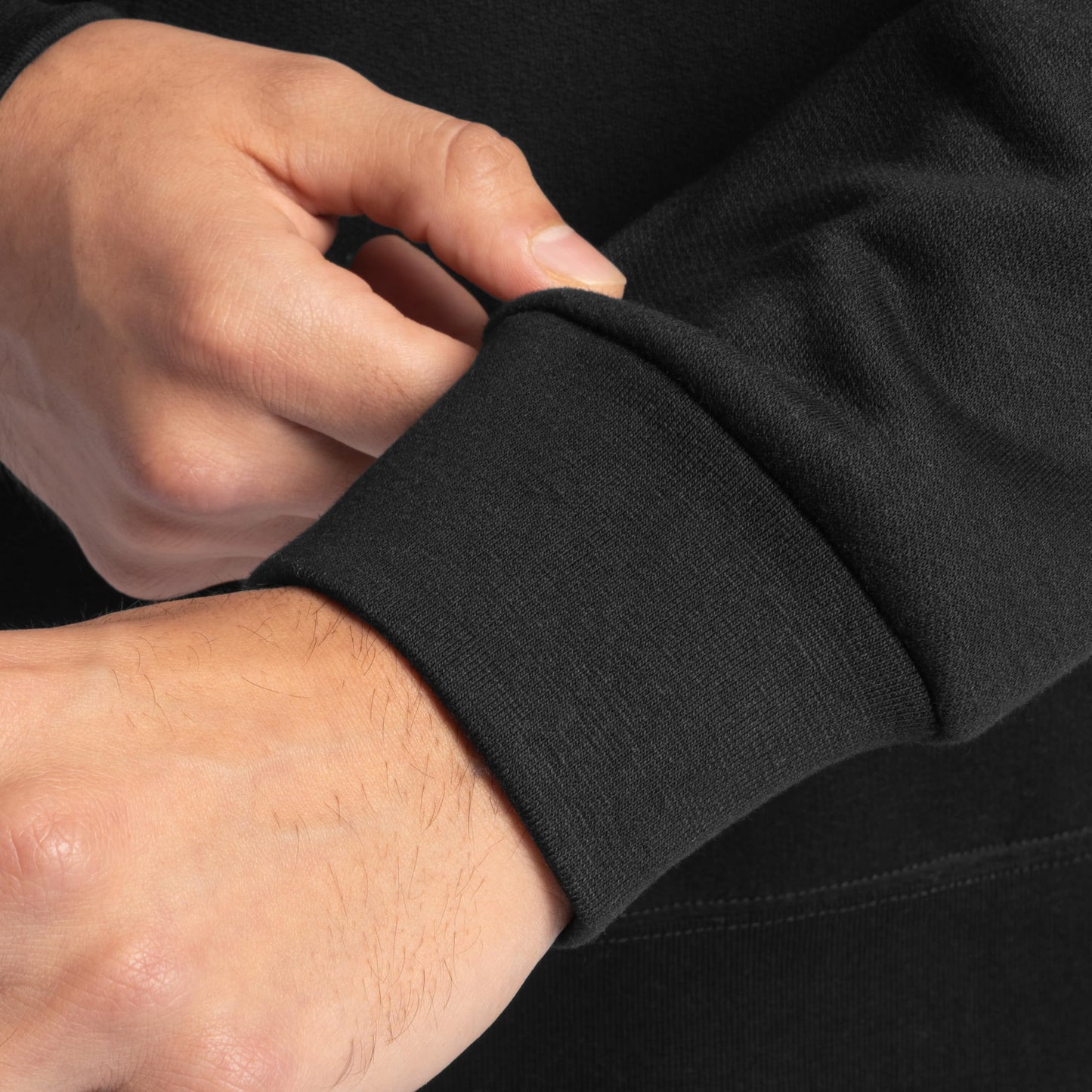 Fruit of the Loom Eversoft Fleece Hooded Sweatshirt, Moisture Wicking & Breathable, Black Pullover, X-Large