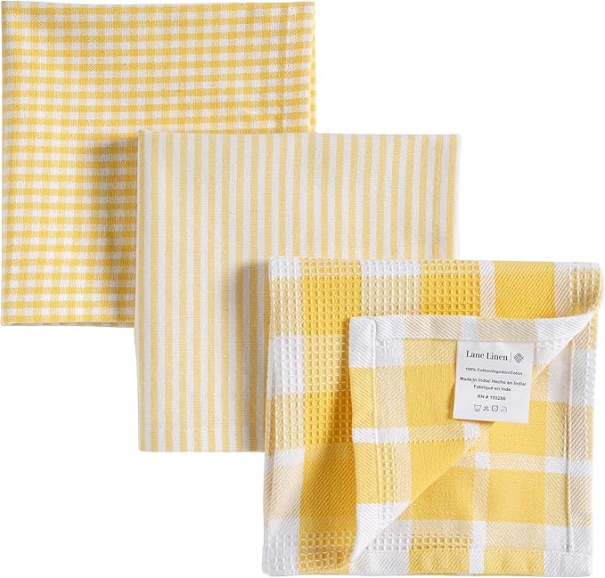 Lane Linen 100% Cotton Kitchen Towels