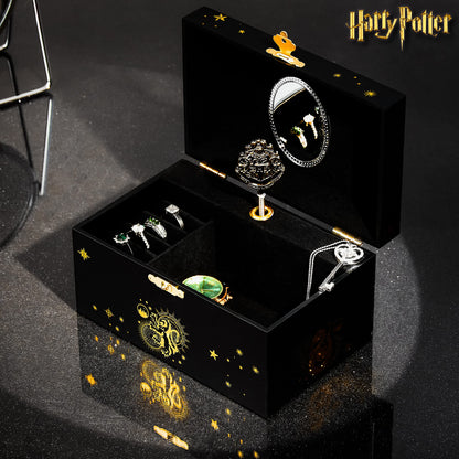 Harry Potter Jewelry Box, Musical Box Storage with Spinning Hogwarts Crest