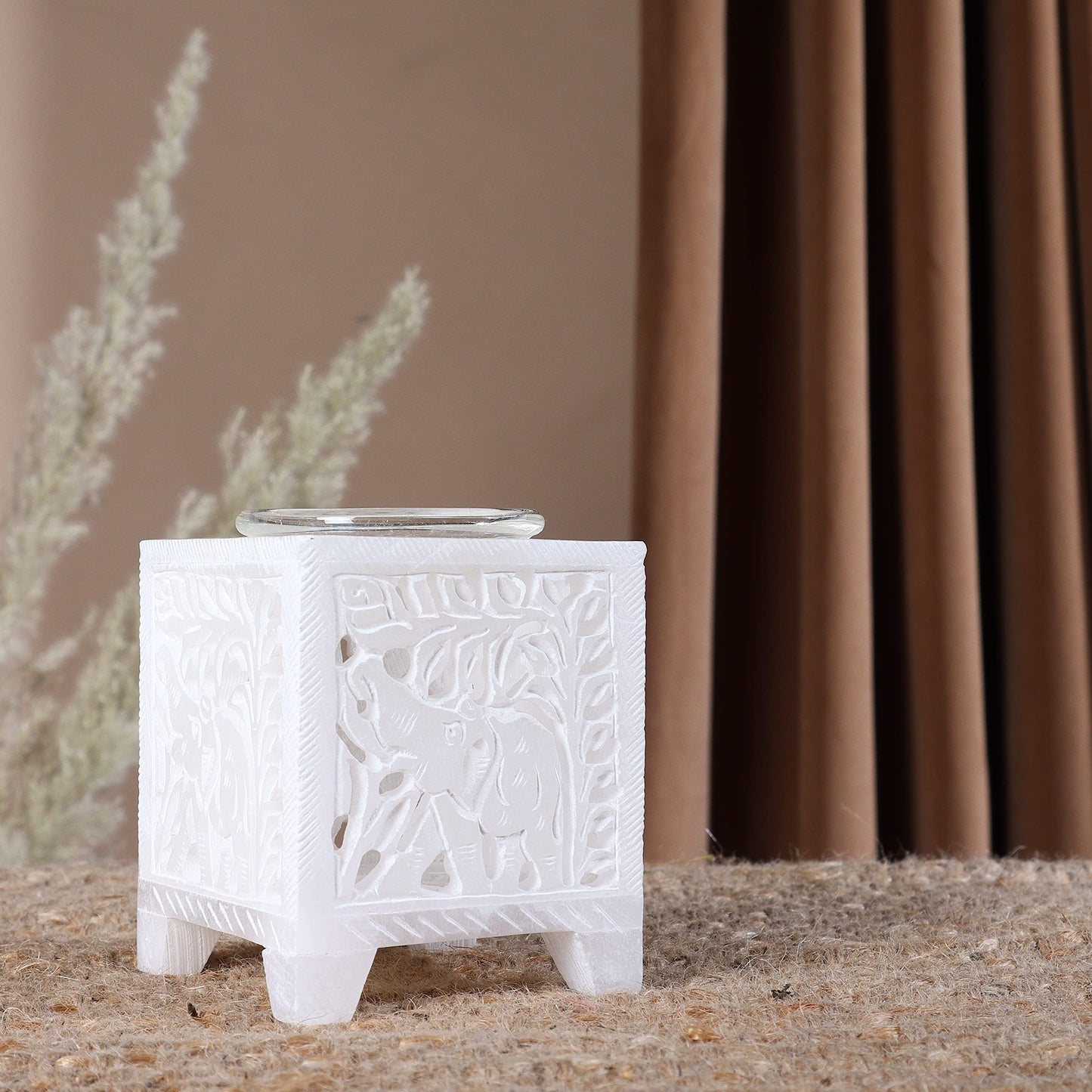 Stone Essential Oil Burner Wax Melt Burners - Aroma Burner - Decorative Tealight Candle Holder Hashcart®