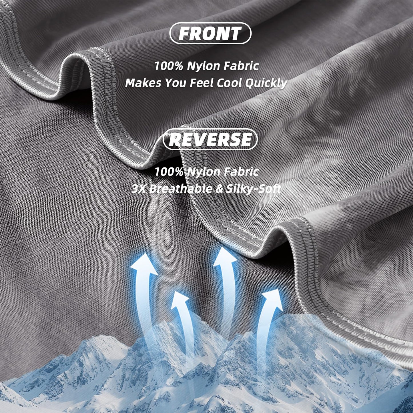 inhand Cooling Blanket King Size (90"x108"), Cooling Blankets for Hot Sleepers, Absorbs Heat to Keep Adults Cool for Summer Nights Sweats, Thin Cold Lightweight Blanket for Couch Bed, All Season Use