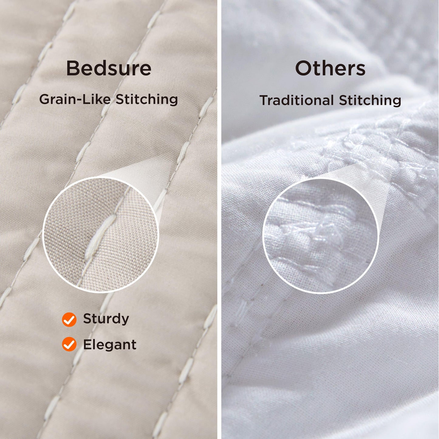 Bedsure Quilts Queen Size - Queen Quilt Bedding Set Bedspread Coverlet Comforter, Lightweight Neutral Striped Bedding, 3-Piece Set with 90"x96" Coverlet & 2 Pillow Shams, All-Season Soft Microfiber