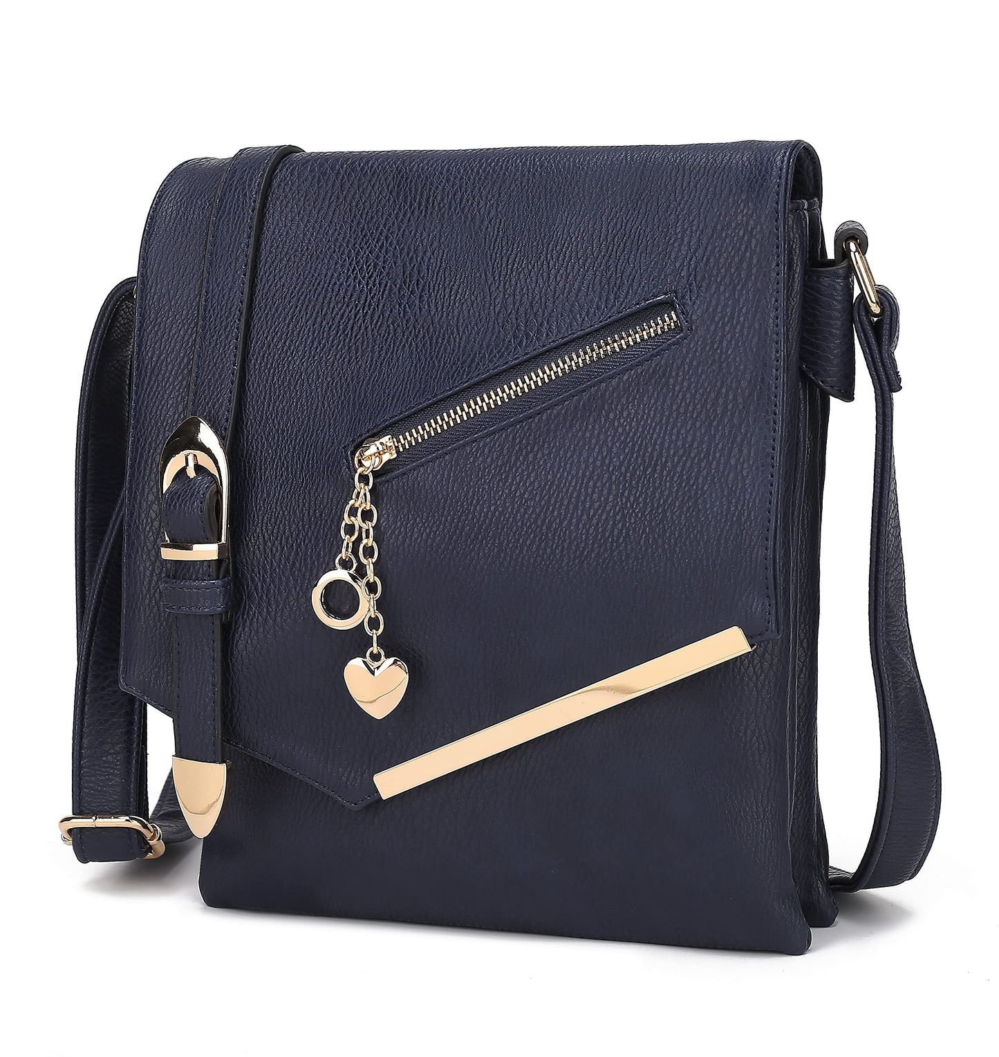 MKF Collection Crossbody Bags for Women, Sling bag Vegan Leather Shoulder bag Ladies Small Purse Handbag by Mia K