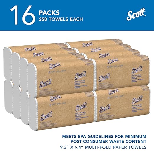Scott Professional Universal Multifold Paper Towels, Absorbency Pockets