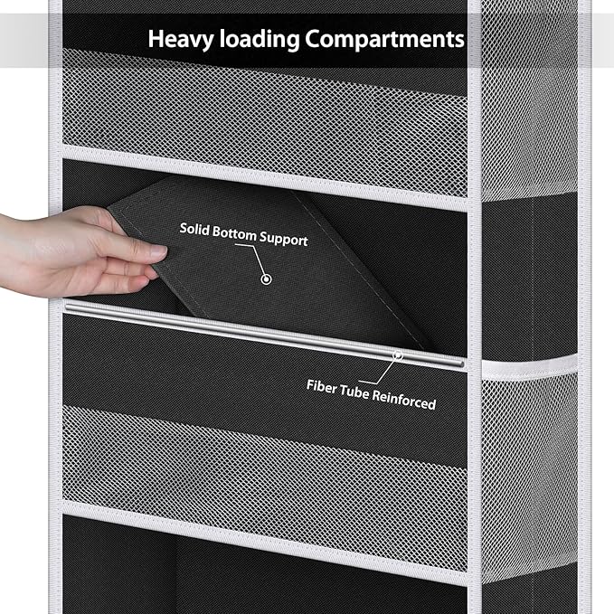 Univivi Hanging Storage Organizer Nursery Closet Cabinet Baby Storage