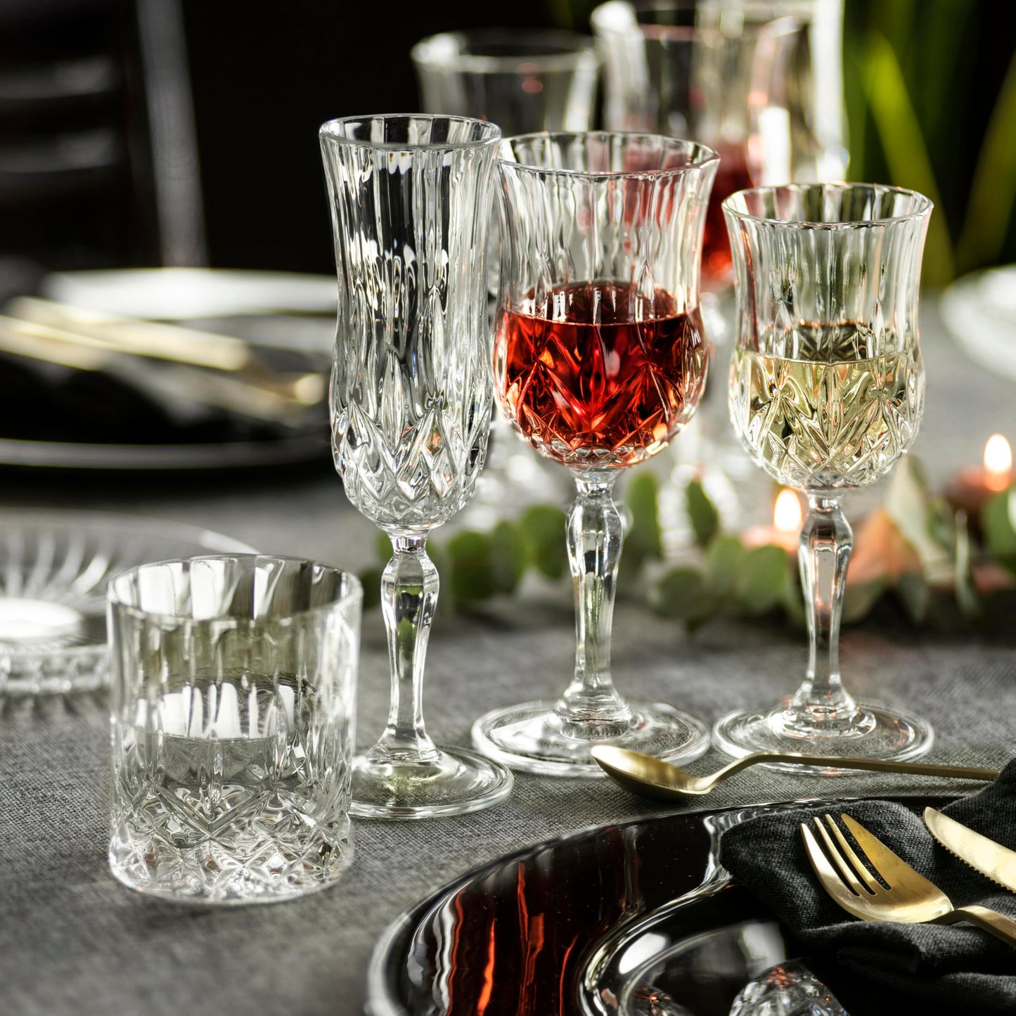 Lorren Home Trends Opera Flute, 6 Calici 13cl 4,49 oz