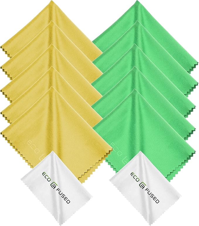 Eco-Fused Microfiber Cleaning Cloths