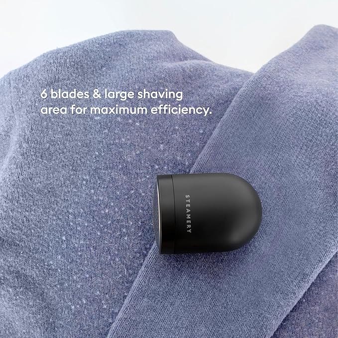 Steamery Fabric Shaver Pilo 2, Removes Lint and Pilling from Clothes and