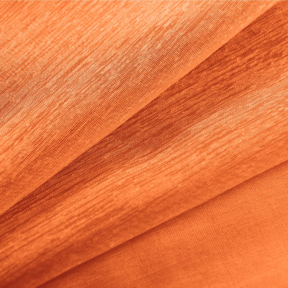 Halloween Curtains for Living Room,Bright Pumpkin Orange Color Sheer Fall Curtains for Bedroom Dining Room 84 Inches Long 2 Panels Set