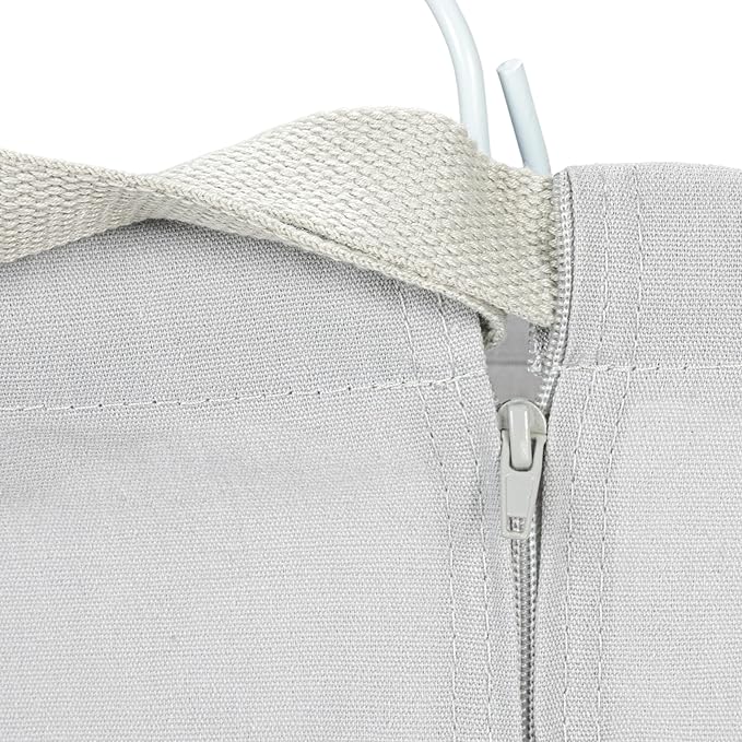 Household Essentials Door Hanging Laundry Bag, Washable Canvas Bag