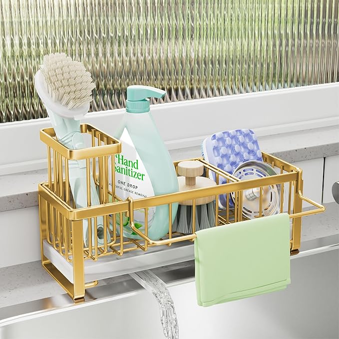 SWTYMIKI Sponge Holder for Kitchen Sink