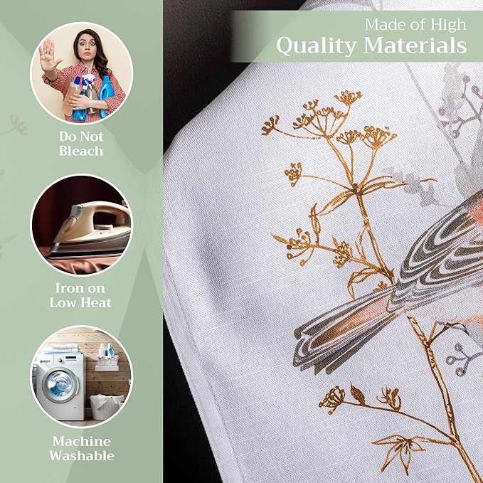 Maison d' Hermine Kitchen Towels Set of 3 100% Cotton 27.50" x 20" Reusable