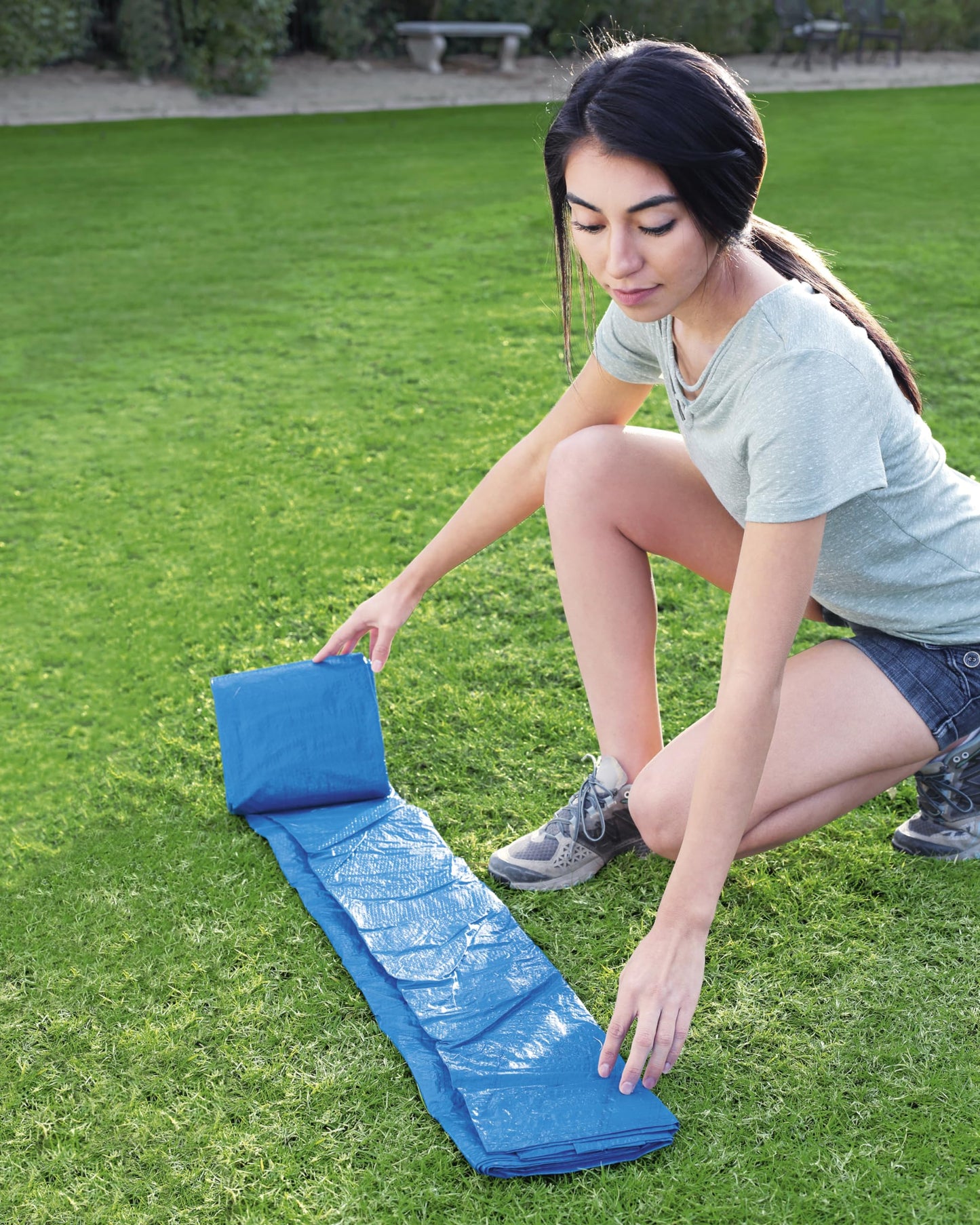 Bestway | Ground Protector Cloth for Above Ground Pools and Hot Tub Spas, 3,05m, Blue