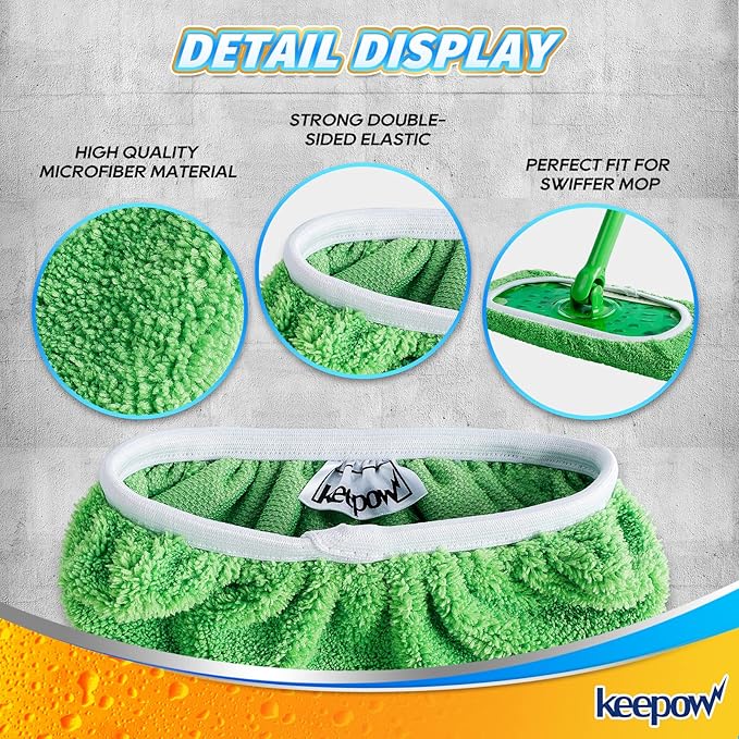 KEEPOW Reusable Wet Pads Refills Compatible