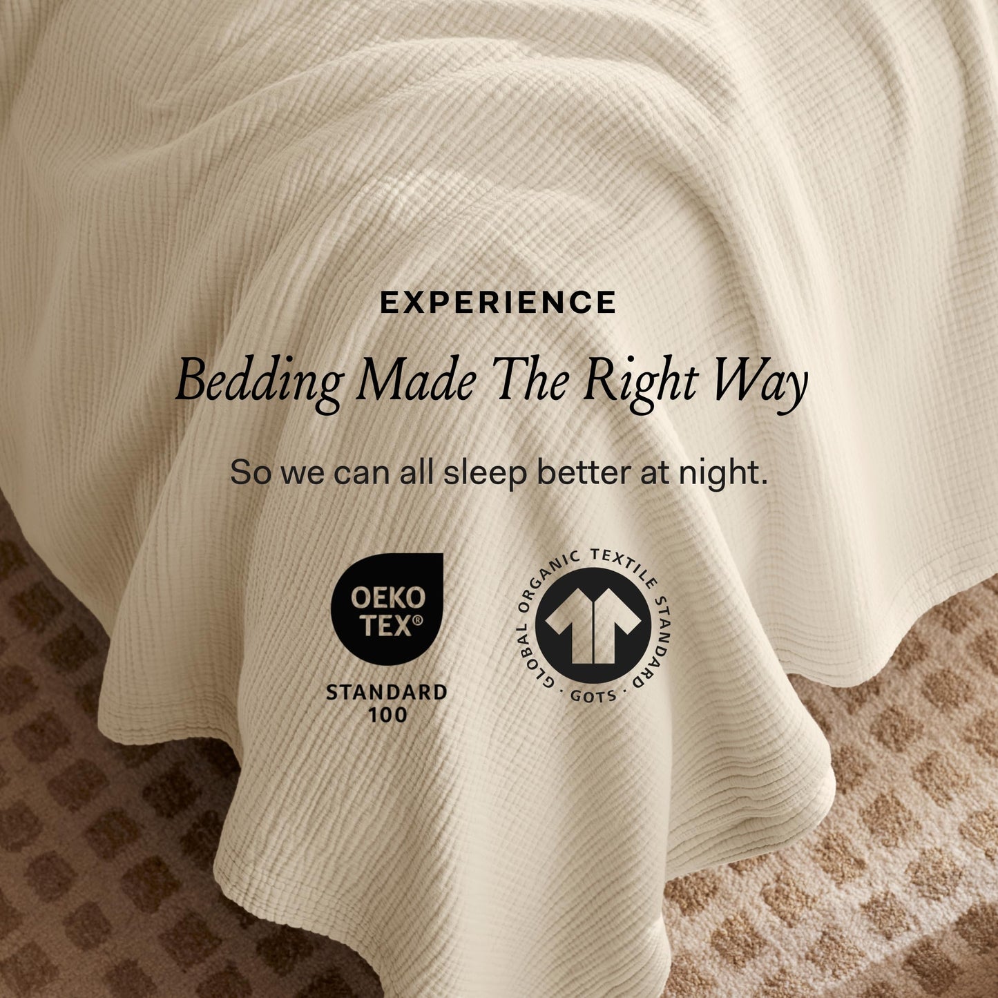 BOLL & BRANCH Dream Bed Blanket - King/Cal King, Mist - Luxury 100% Organic Cotton - Soft, Lightweight and Breathable - Cloud-Like Touch