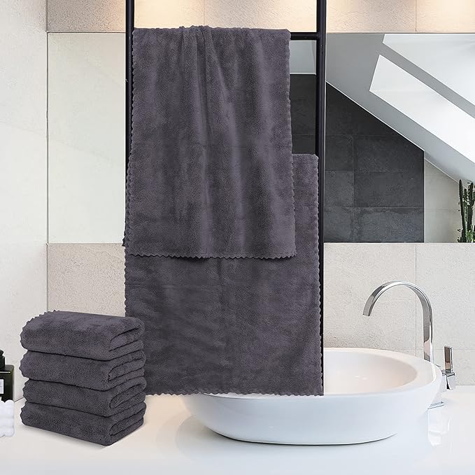 MOONQUEEN 6 Pack Premium Hand Towels