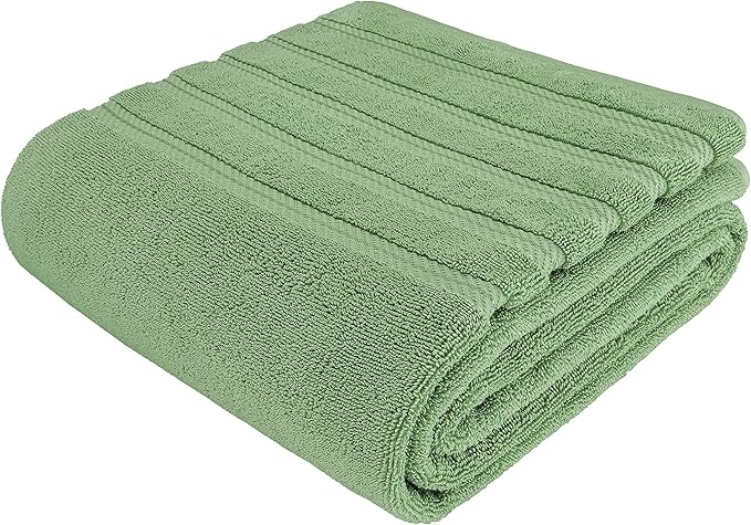 American Soft Linen 35x70 Jumbo Large Bath Towel, 600 GSM 100% Cotton Turkish