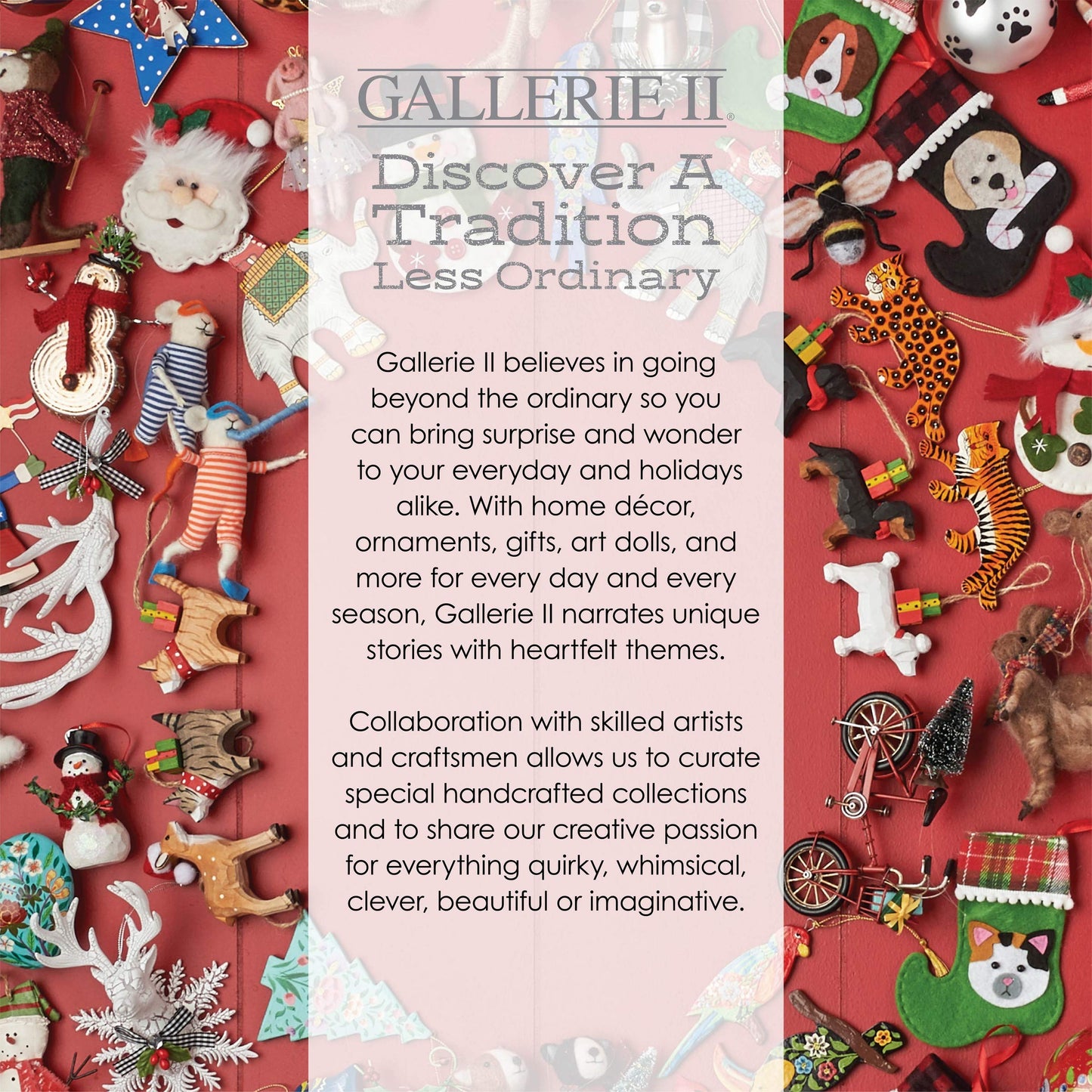 Gallerie II Cozumel Manatee Polyresin Holiday Christmas Xmas Ornament Grey