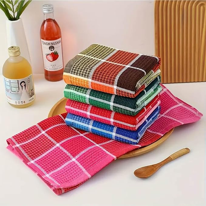 Premium Cotton Tea Towels Set– Super Absorbent, Durable & Soft, Kitchen Tea