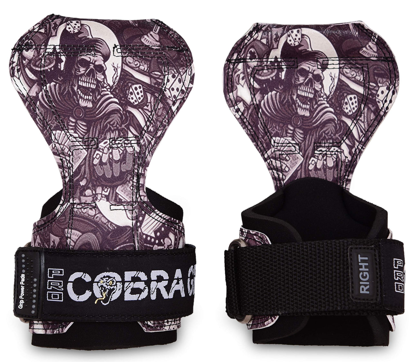 Cobra Grips PRO Weight Lifting Gloves Heavy Duty Straps Alternative Power Lifting Hooks for Deadlifts Adjustable Neoprene Padded Wrist Support Bodybuilding
