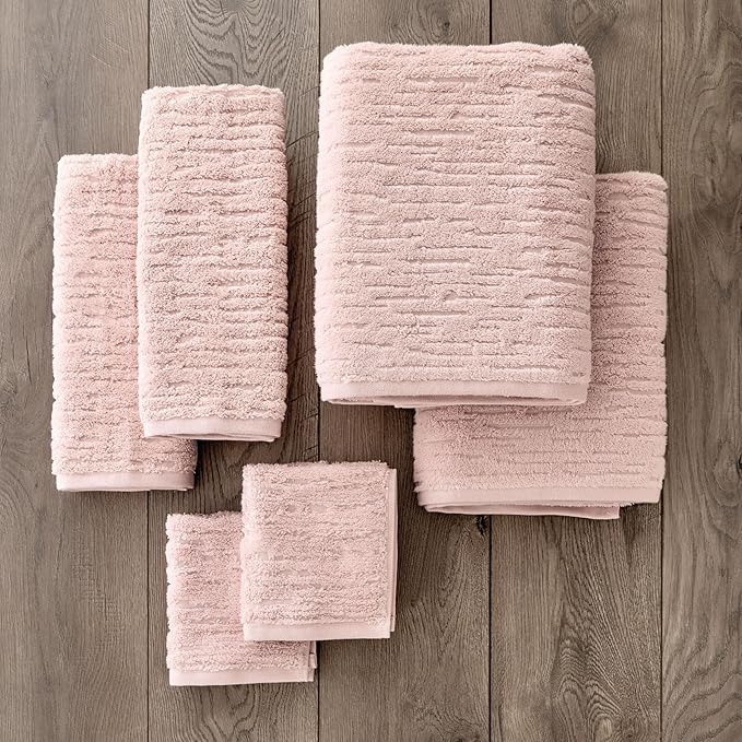 SKL Home CloudSoft 100% Cotton Luxury 6-Piece Towel Set, 600 GSM, Ultra Plush &