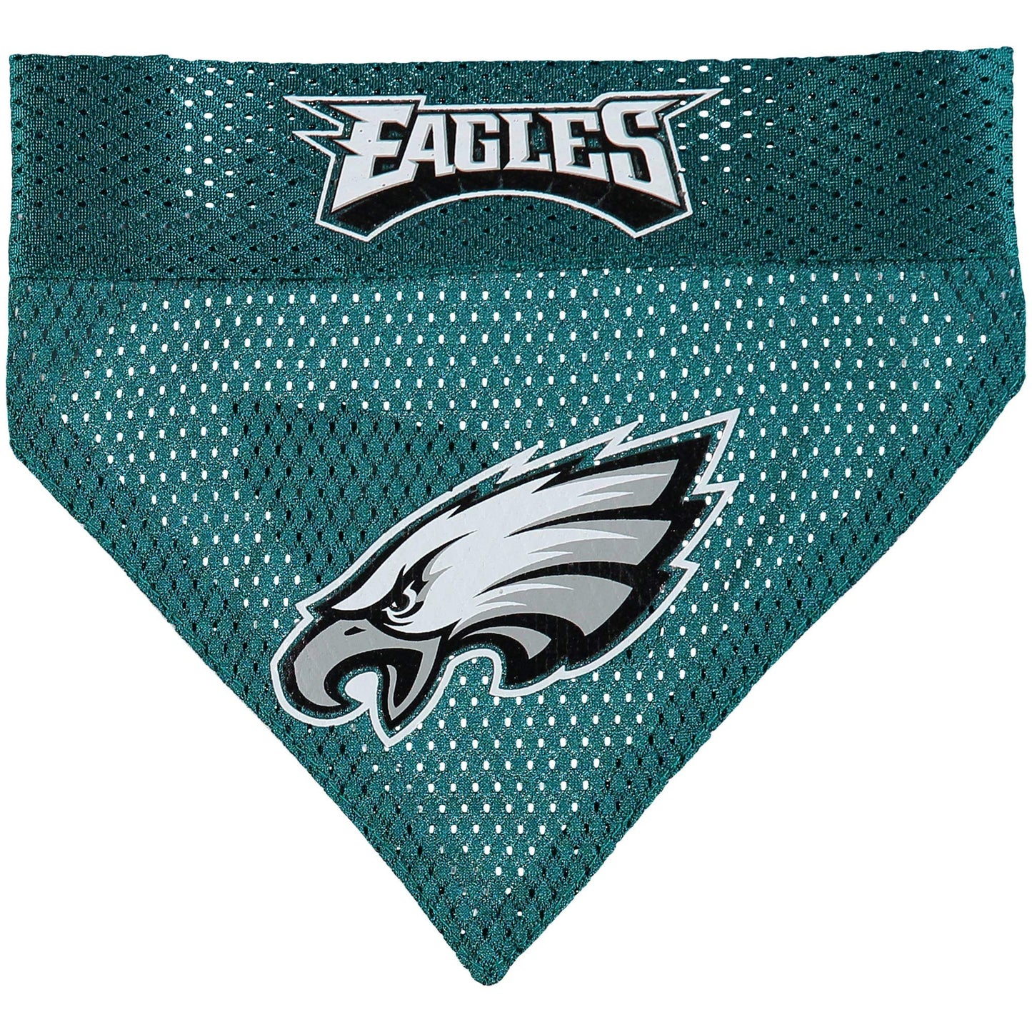 Pets First NFL DOG BANDANA - PHILADELPHIA EAGLES REVERSIBLE PET BANDANA. 2 Sided Sports Bandana with a PREMIUM Embroidery TEAM LOGO, Large/X-Large. - 2 Sizes & 32 NFL Teams available, PHL-3217-L-XL