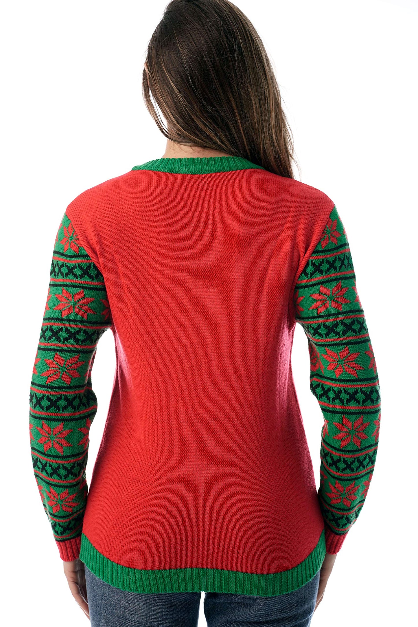 #followme Womens Ugly Christmas Sweater - Sweaters for Women 6773-223-M